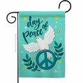 Patio Trasero 13 x 18.5 in. Day of Peace Sweet Life Earth Double-Sided Decorative Vertical Garden Flags - PA3916596